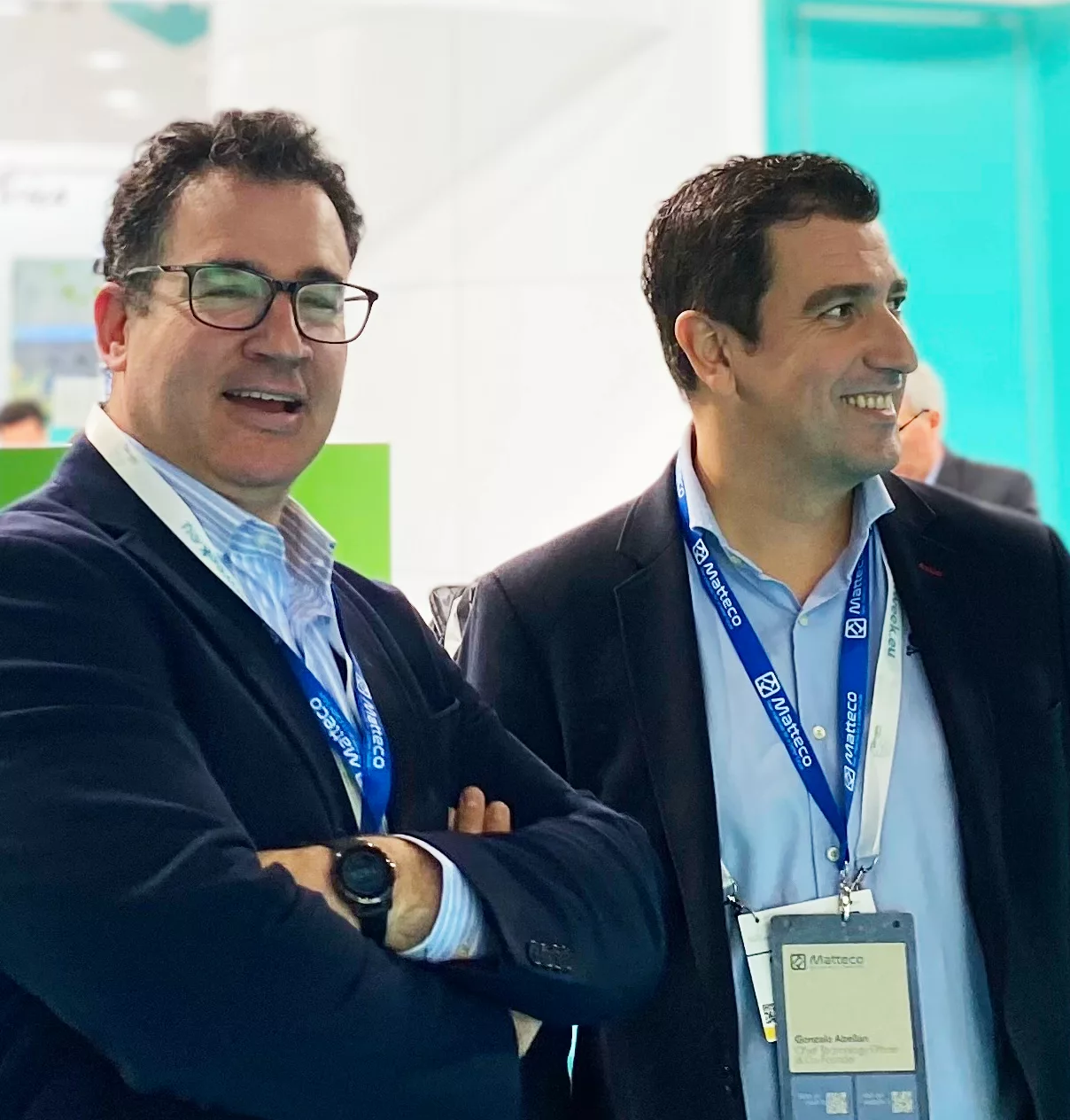 Iker Marcaide, CEO e co-fondatore, Matteco e il co-fondatore e CTO Gonzalo Abellán