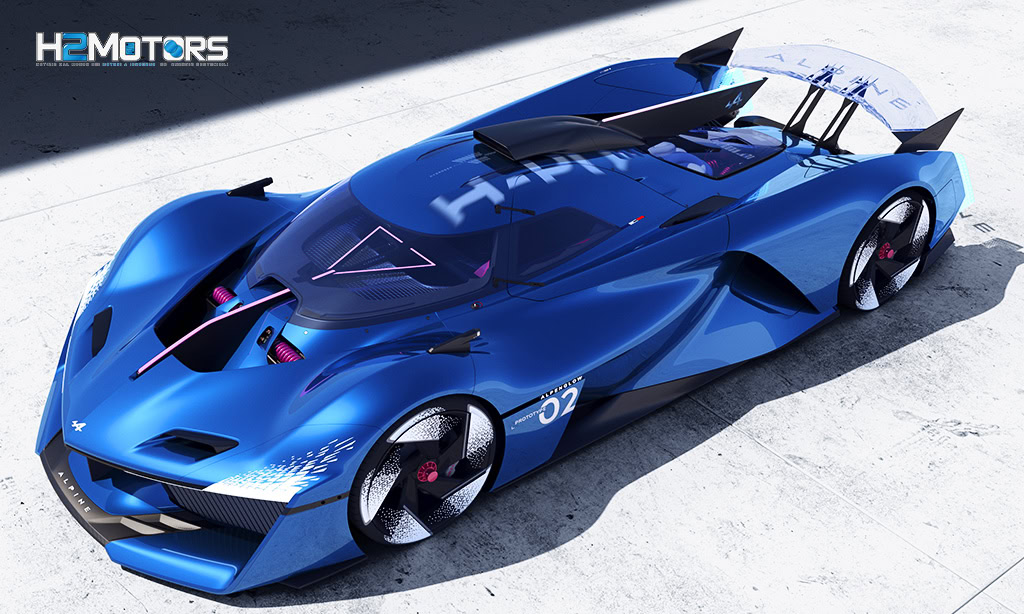 il motore a idrogeno Alpine HY6 presentato nel concept Alpenglow: 740 cavalli e zero emissioni, un nuovo futuro per le auto sportive a idrogeno.